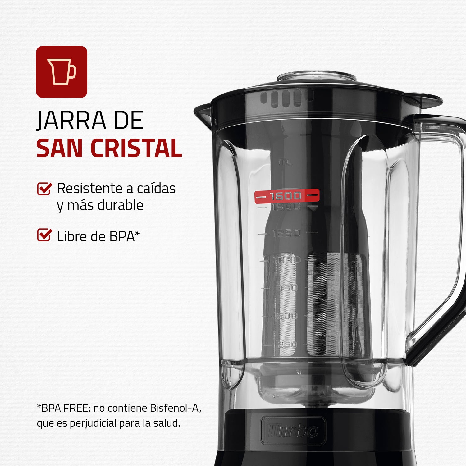 Liquidificador Mondial L-99 Turbo 3 Velocidades 500W Liquidificador Mondial L-99 Turbo 3 Velocidades 500W
